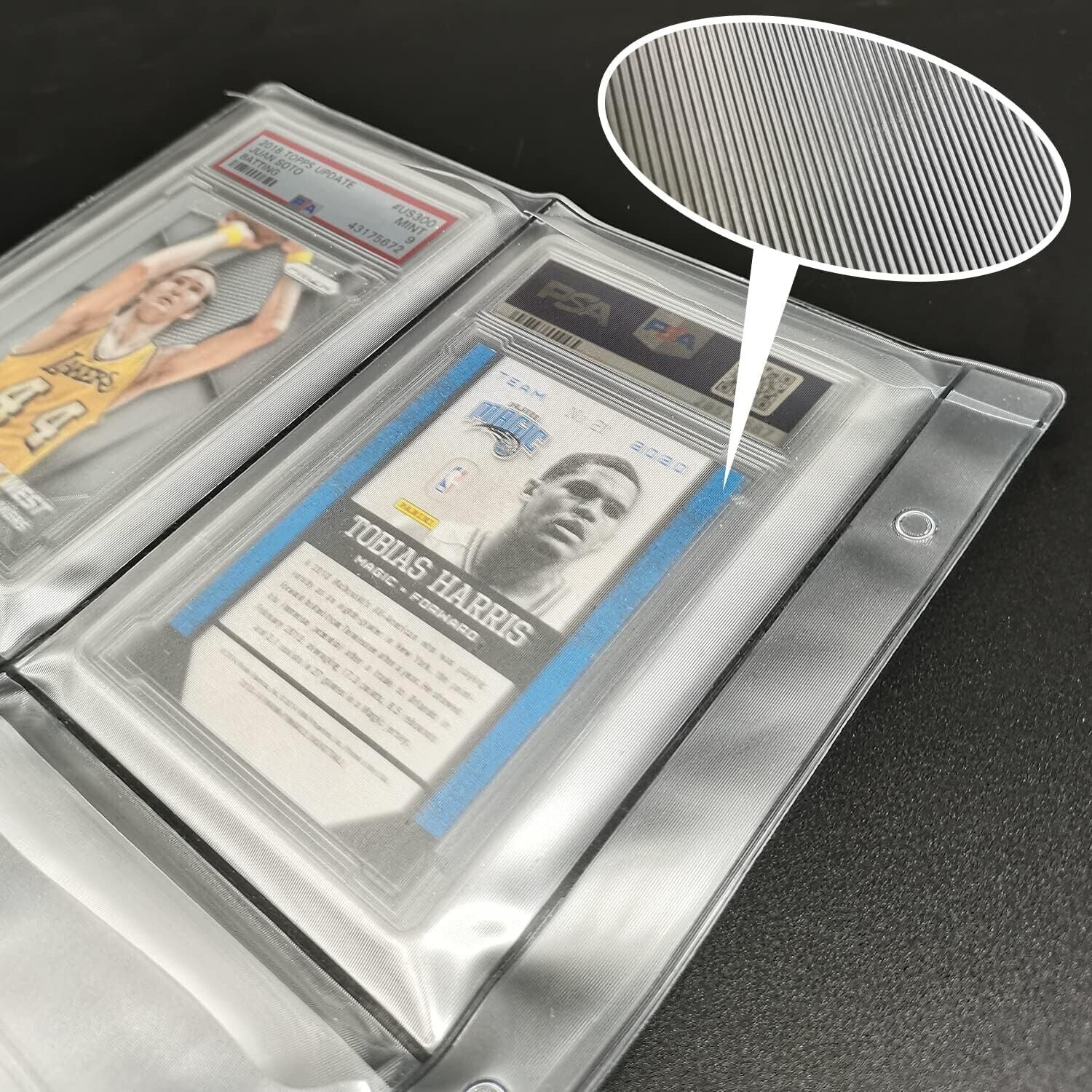 Graded Card Slab Binder Pages for Storage Display Compatible W/40 PSA BGS BCCG