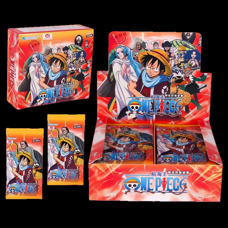 One Piece Cards Anime Collectible Card Luffy Zoro Trading Card Game Sanji Nami TCG Booster Box Game Cards