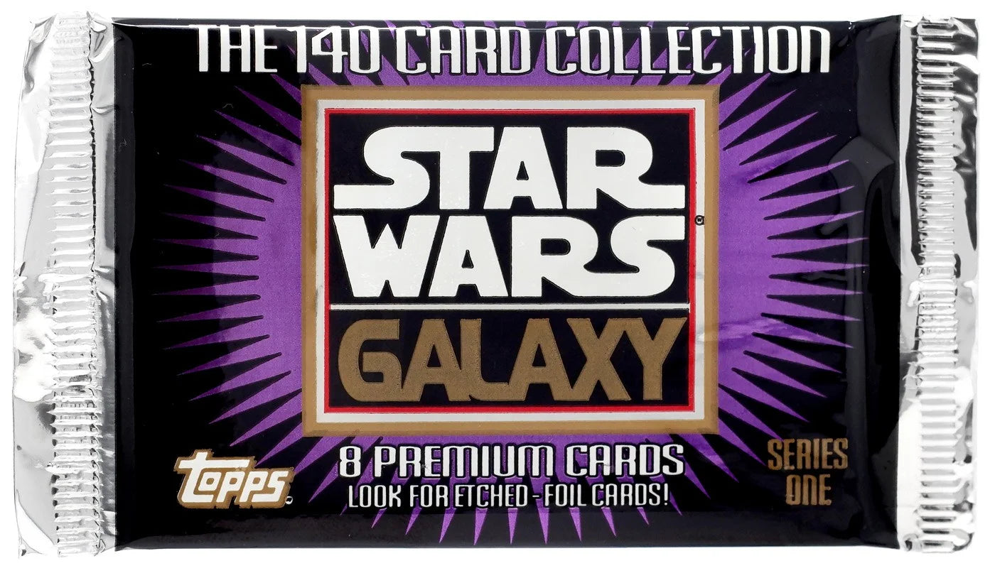 Star Wars  Galaxy Series 1 Trading Card Pack (8 Cards)