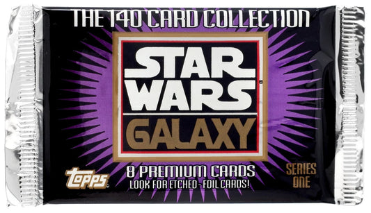 Star Wars  Galaxy Series 1 Trading Card Pack (8 Cards)