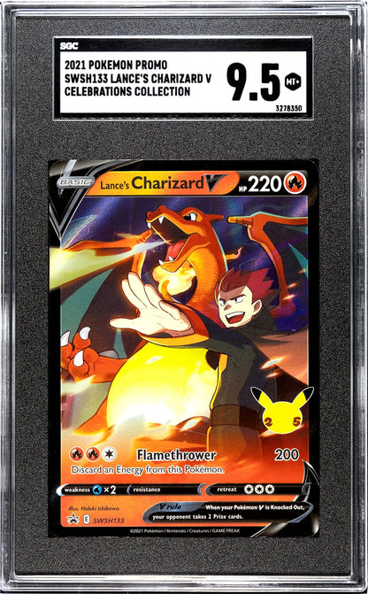 Pokémon Slab Value Pack - Includes a Random Graded Pokémon Card and 5 Ultra Rare Pokémon Cards