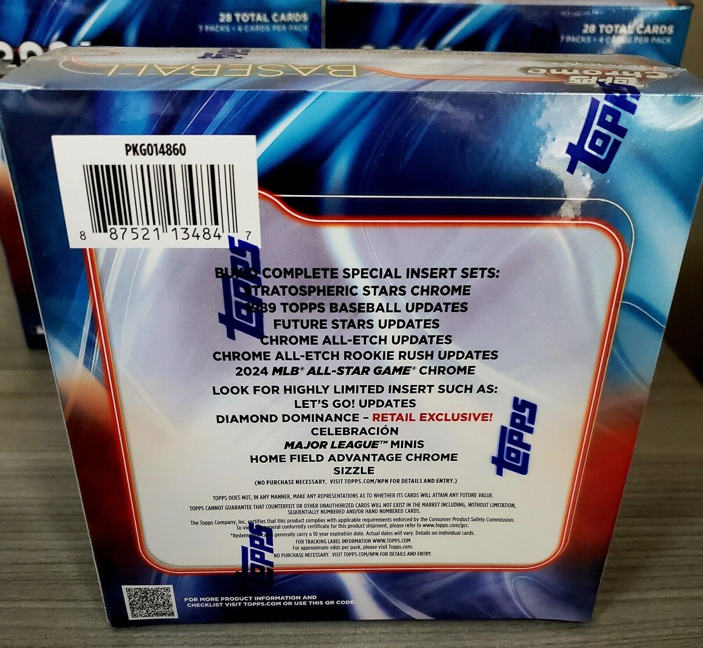 2024 TOPPS Chrome MLB Baseball Cards Update Series Mega Box in HAND SHIPS TODAY