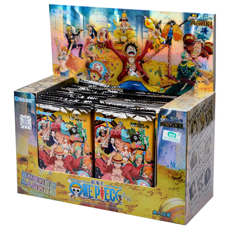 Genuine Anime One Piece Collection Cards Trading Game Luffy Sanji Nami TCG Booster Box Game Cards