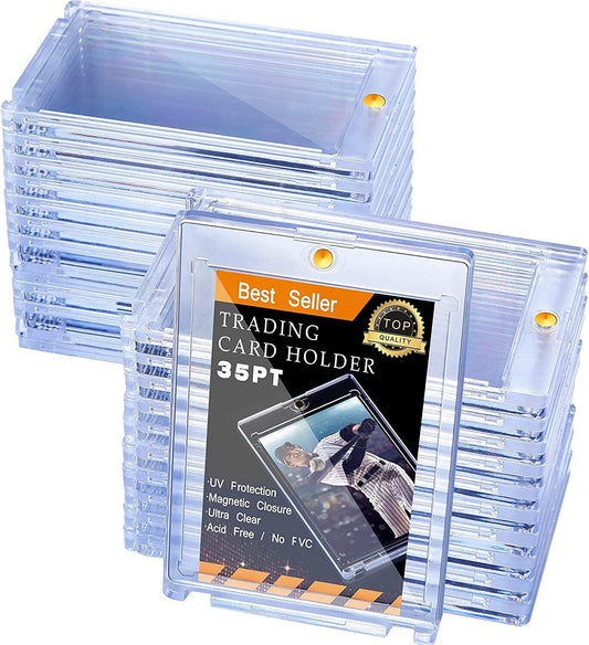 Magnetic Card Holders for Trading Cards 35Pt Hard Baseball Card Case Protectors